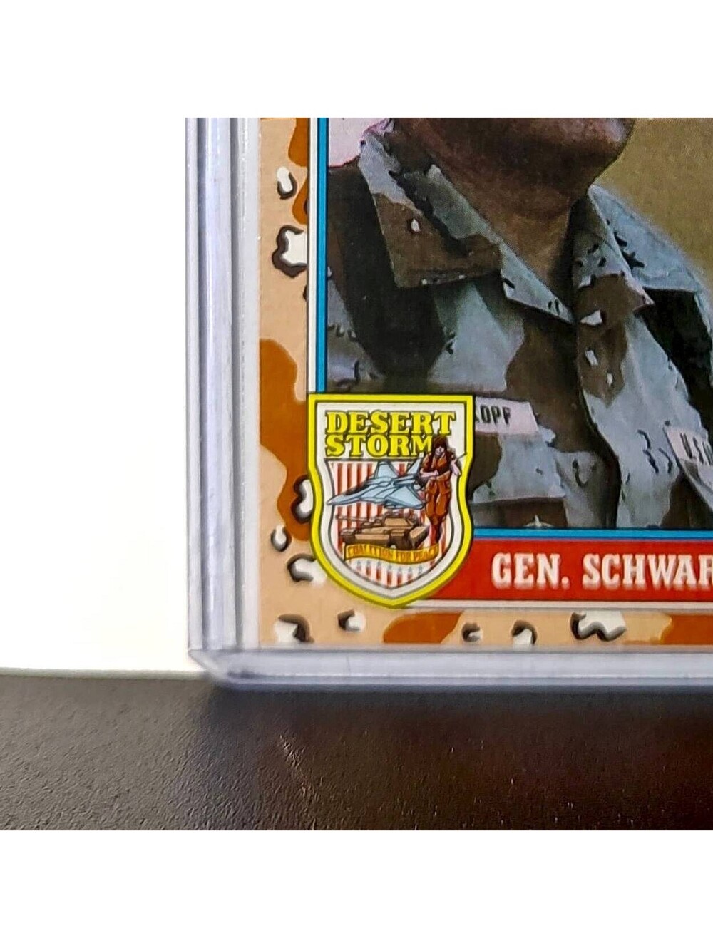 General Schwarzkopf 1991 Topps Desert Storm #157 Card - Picture 5 of 10